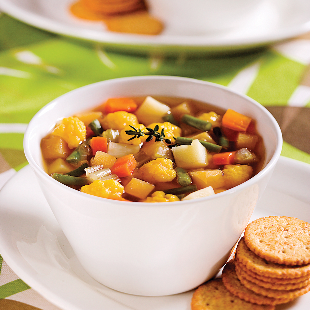 Soupe Aux Huit L Gumes Recettes Cuisine Et Nutrition Pratico Pratique